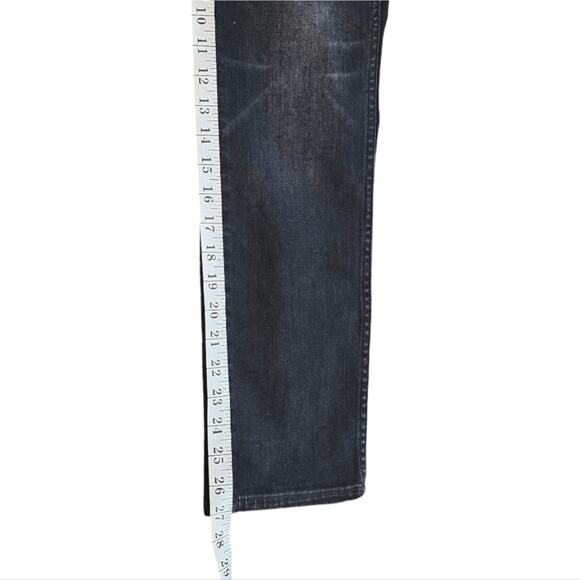 J. CREW Shadow‎ Black 9" Vintage STRAIGHT Jeans Size 26 - Picture 9 of 11